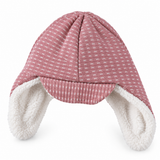 Bebezo Kulaklıklı Peluş Kep Şapka - Pembe